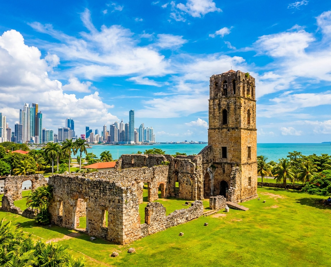 Panama Viejo colonial ruins