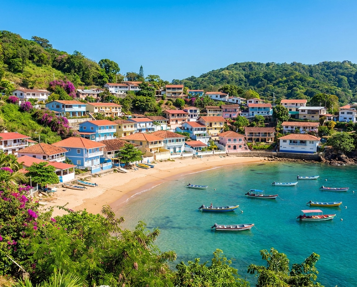 Taboga Island beach day